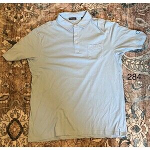 Straight Down Golf Polo Shirt Light Blue Men’s X-Large XL EUC!